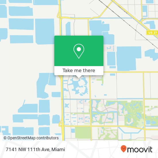 Mapa de 7141 NW 111th Ave