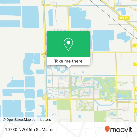10730 NW 66th St map