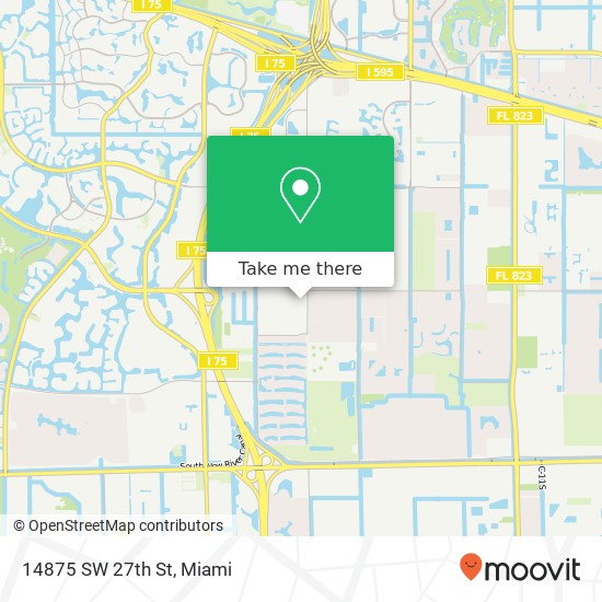 14875 SW 27th St map