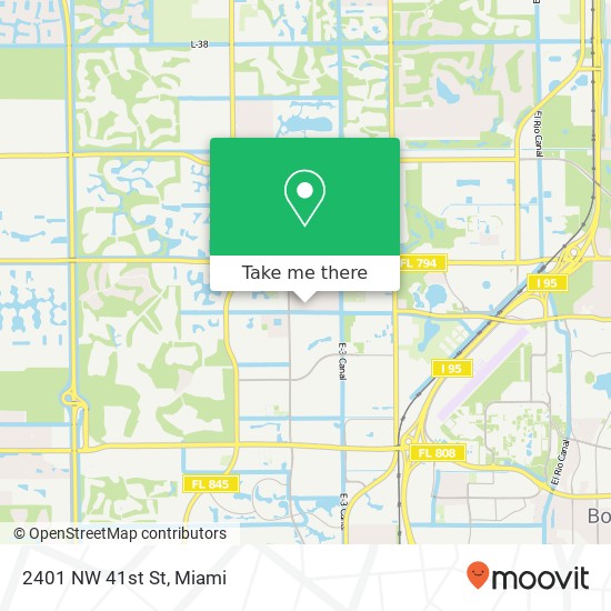 2401 NW 41st St map