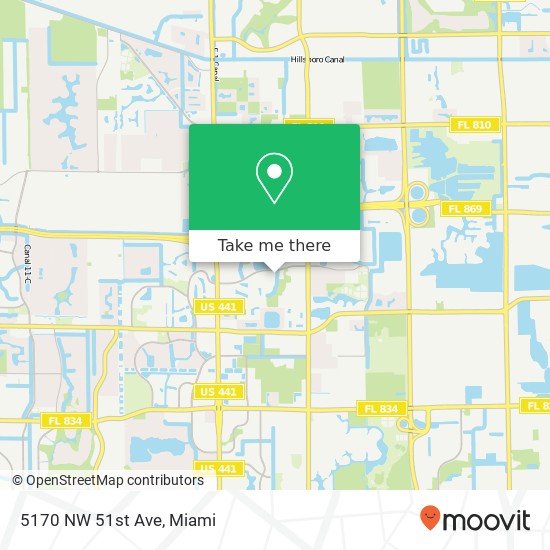 5170 NW 51st Ave map