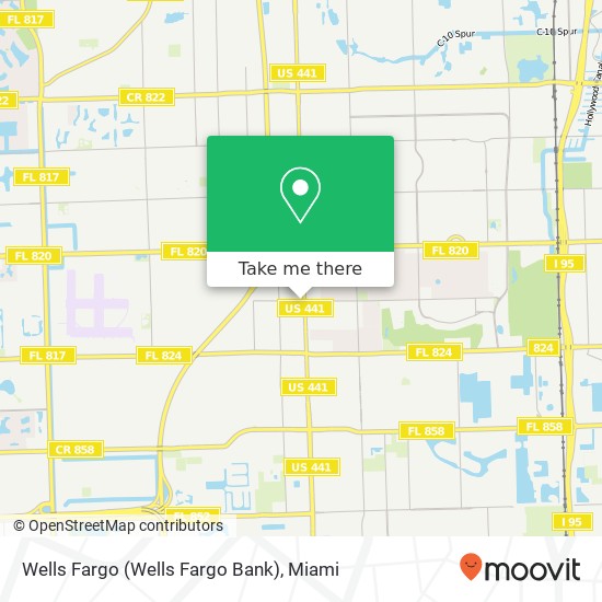 Wells Fargo (Wells Fargo Bank) map