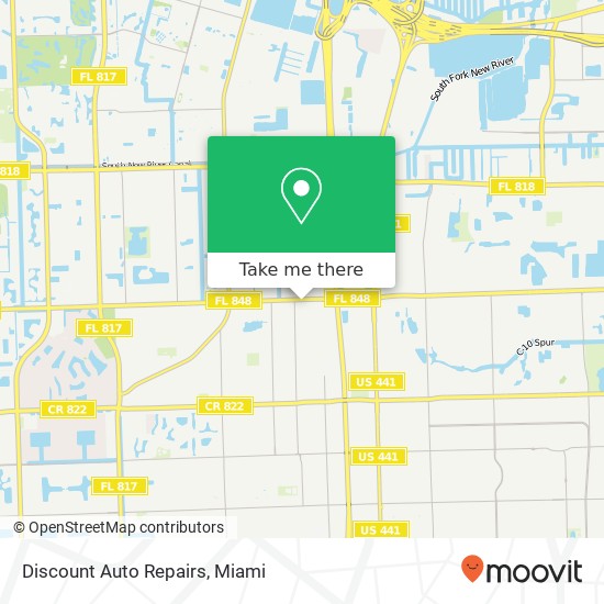 Discount Auto Repairs map