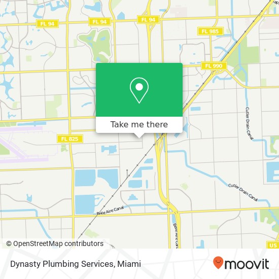 Dynasty Plumbing Services map