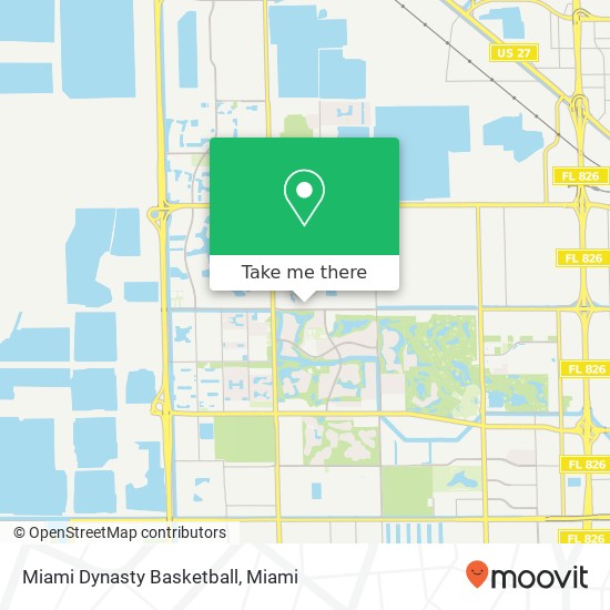 Miami Dynasty Basketball map