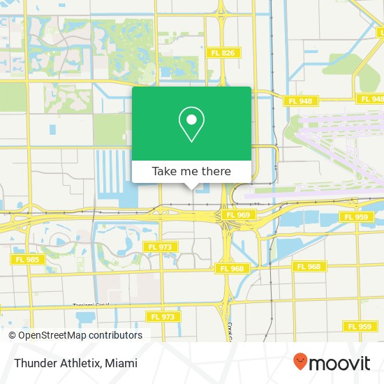 Thunder Athletix map