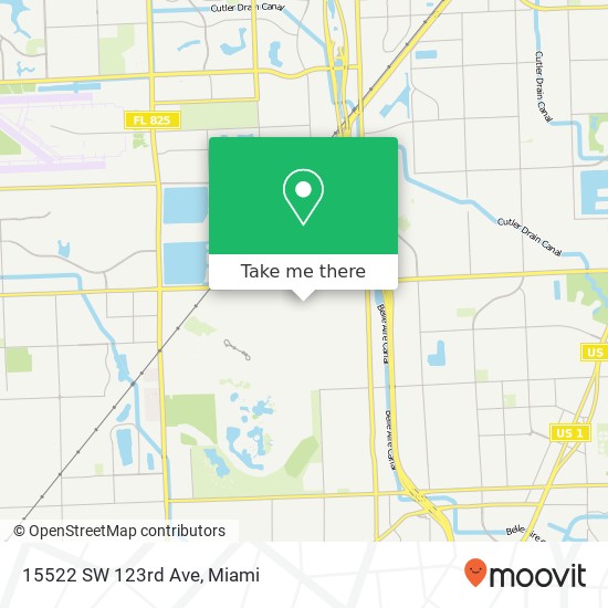 15522 SW 123rd Ave map