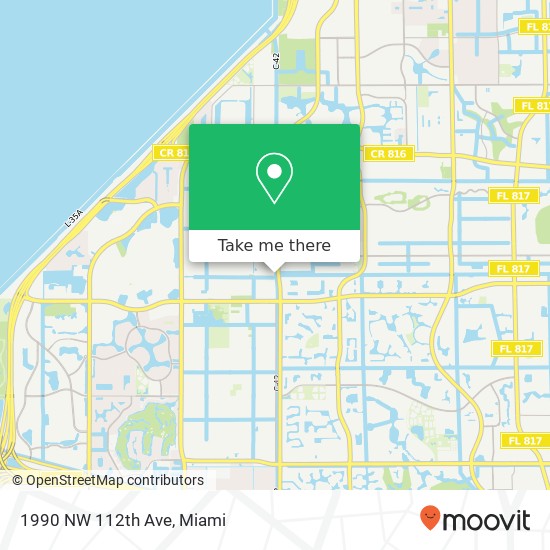 1990 NW 112th Ave map