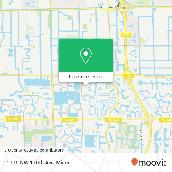 1990 NW 170th Ave map