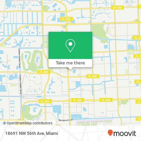 18691 NW 56th Ave map