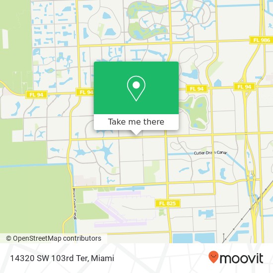 14320 SW 103rd Ter map