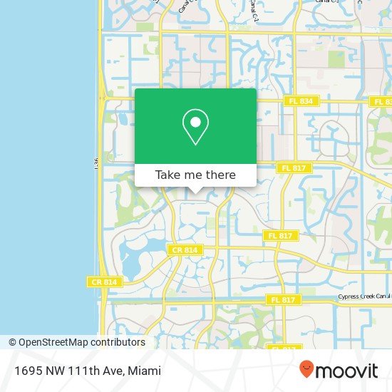1695 NW 111th Ave map