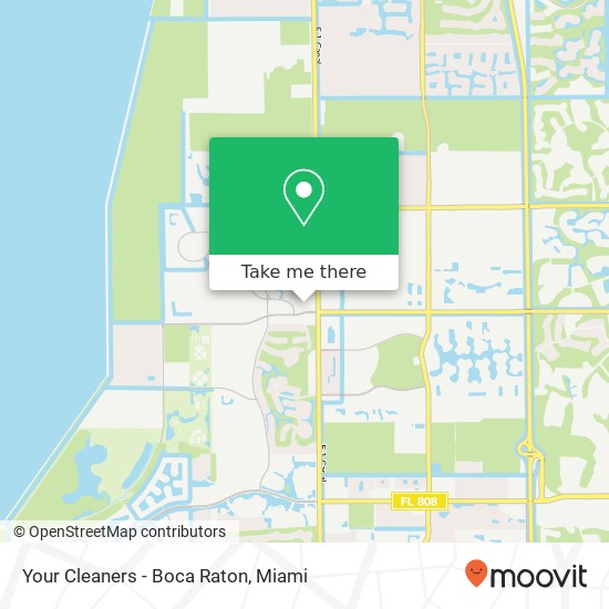 Mapa de Your Cleaners - Boca Raton