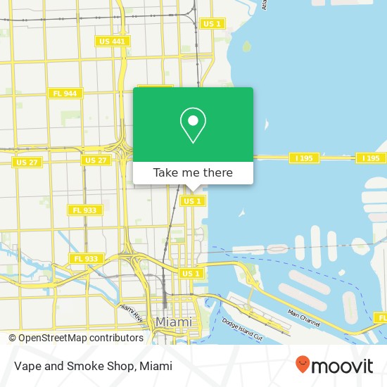 Vape and Smoke Shop map
