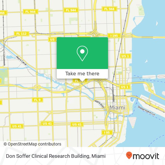 Don Soffer Clinical Research Building map