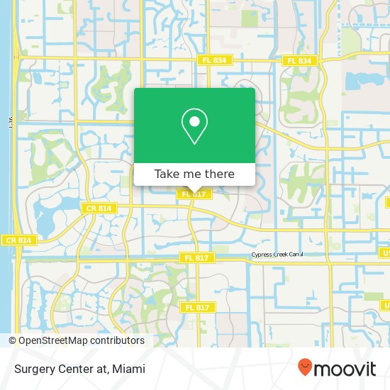 Surgery Center at map