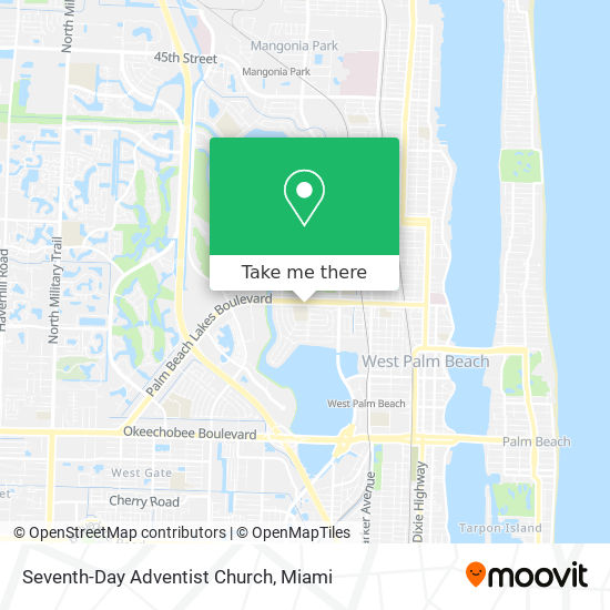 Seventh-Day Adventist Church map