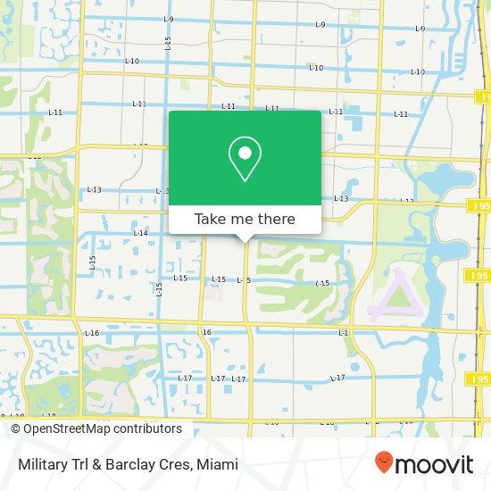 Military Trl & Barclay Cres map