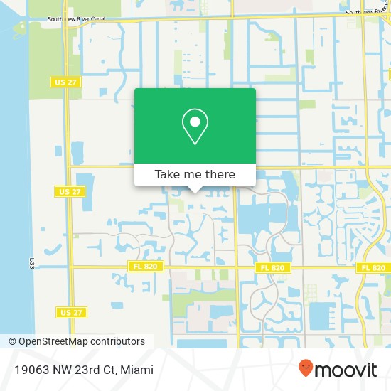 19063 NW 23rd Ct map