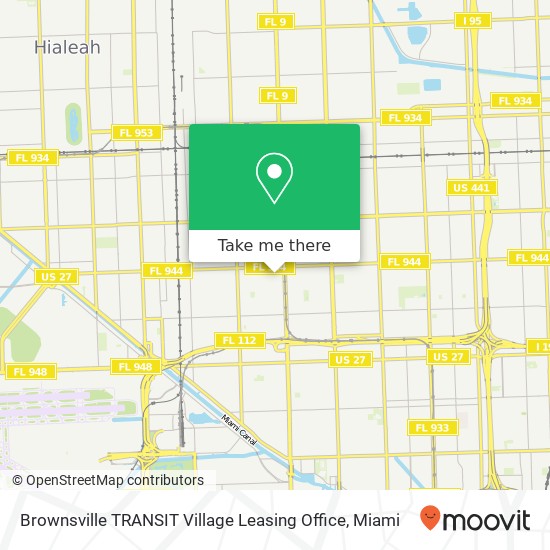 Brownsville TRANSIT Village Leasing Office map