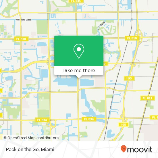 Pack on the Go map