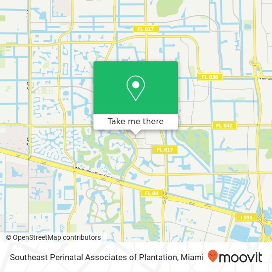Mapa de Southeast Perinatal Associates of Plantation