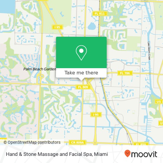 Hand & Stone Massage and Facial Spa map