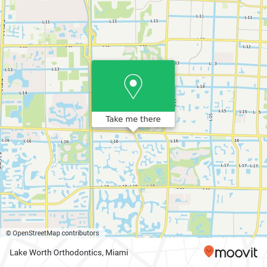 Lake Worth Orthodontics map