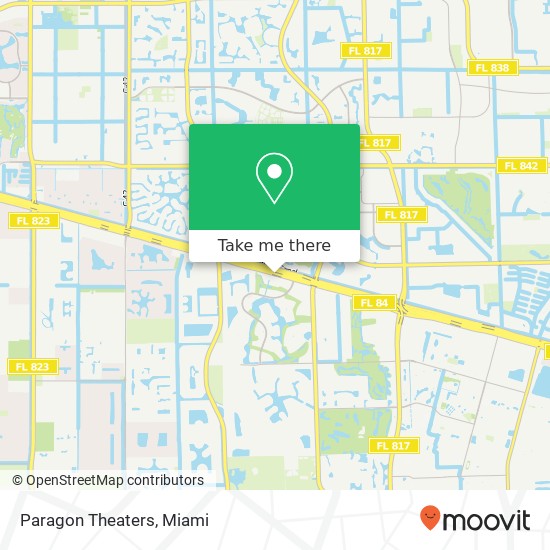Paragon Theaters map