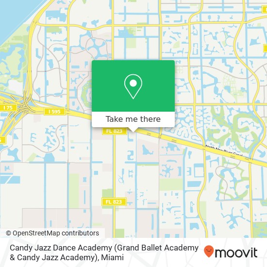 Mapa de Candy Jazz Dance Academy (Grand Ballet Academy & Candy Jazz Academy)