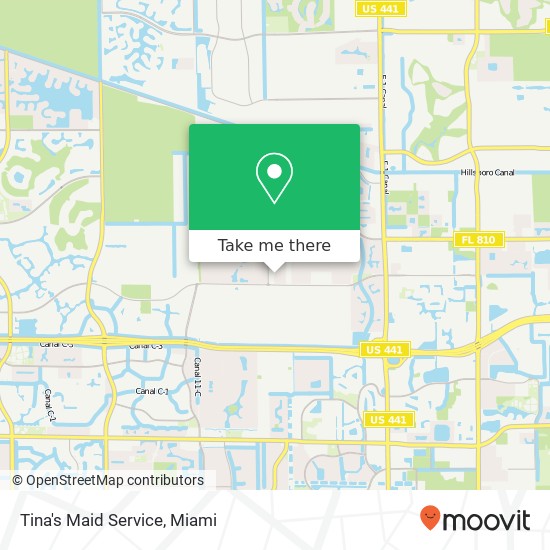 Mapa de Tina's Maid Service