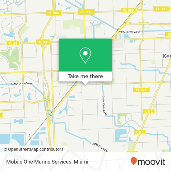 Mobile One Marine Services map