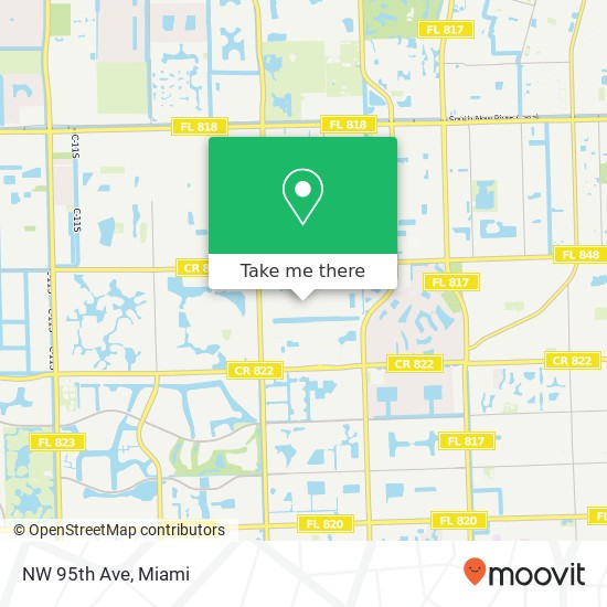 NW 95th Ave map