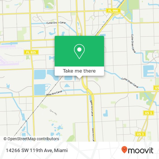 14266 SW 119th Ave map