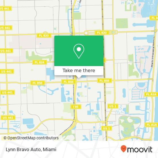 Lynn Bravo Auto map