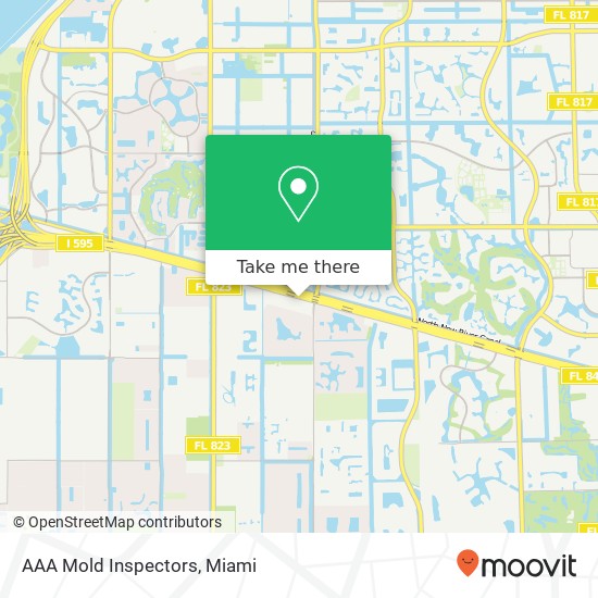 Mapa de AAA Mold Inspectors