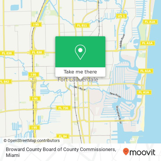 Mapa de Broward County Board of County Commissioners