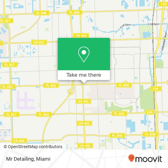 Mr Detailing map