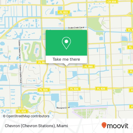 Chevron (Chevron Stations) map