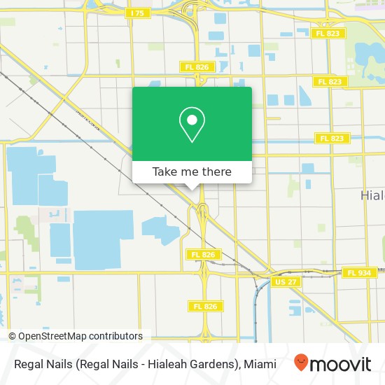 Regal Nails (Regal Nails - Hialeah Gardens) map