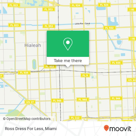 Mapa de Ross Dress For Less