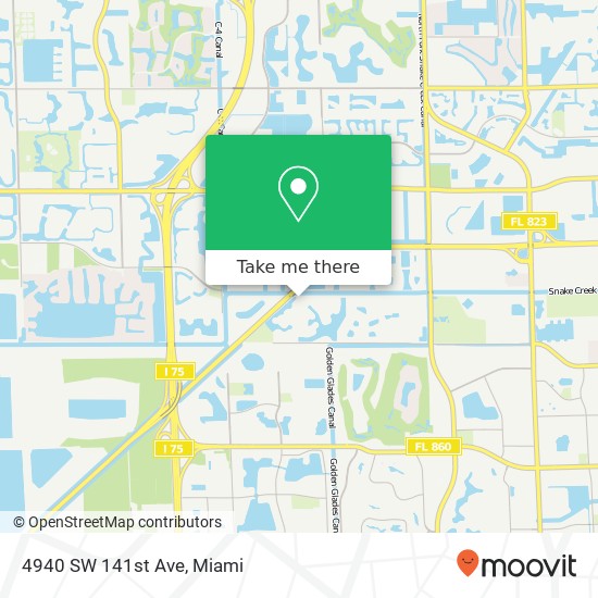 4940 SW 141st Ave map