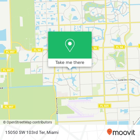 Mapa de 15050 SW 103rd Ter