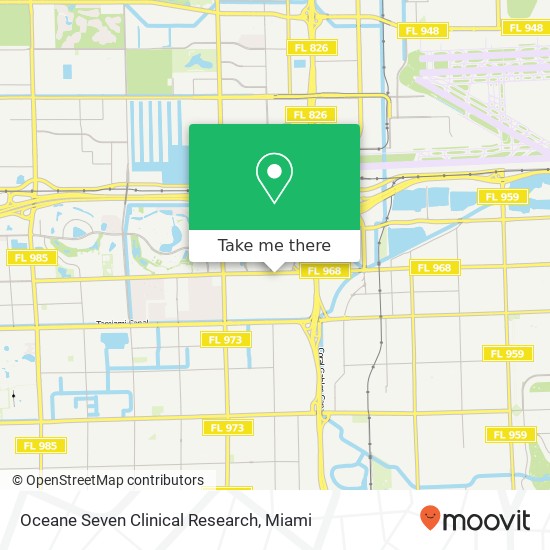 Oceane Seven Clinical Research map