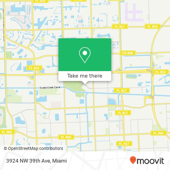 3924 NW 39th Ave map