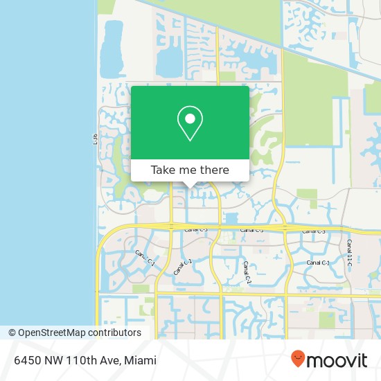 Mapa de 6450 NW 110th Ave