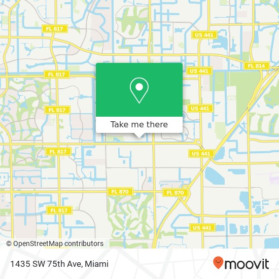 1435 SW 75th Ave map