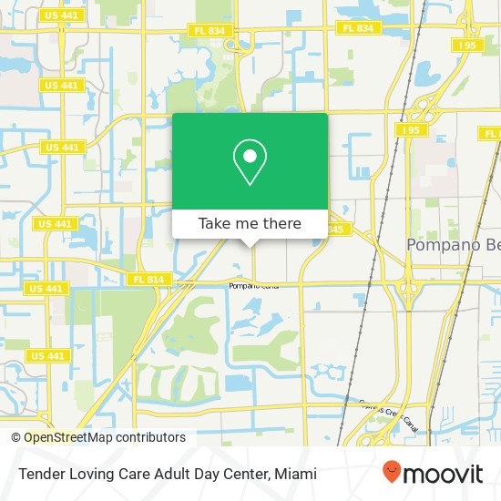 Mapa de Tender Loving Care Adult Day Center
