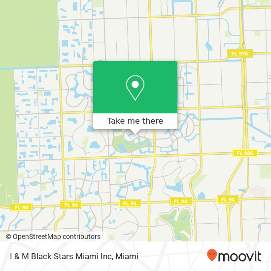 I & M Black Stars Miami Inc map