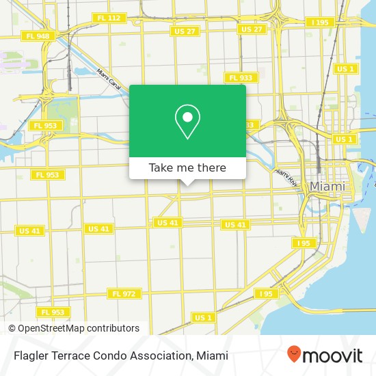 Flagler Terrace Condo Association map